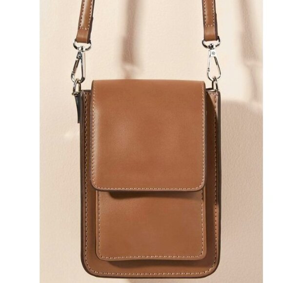 Anthropologie🆕Melie Bianco🌿Jesse Crossbody in TAUPE - Picture 4 of 11